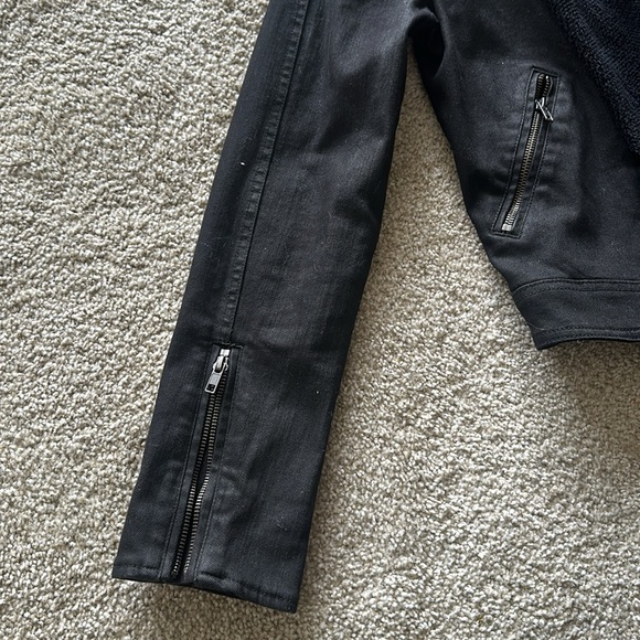 Free people, Jean jacket with cloth front size small - Picture 2 of 3